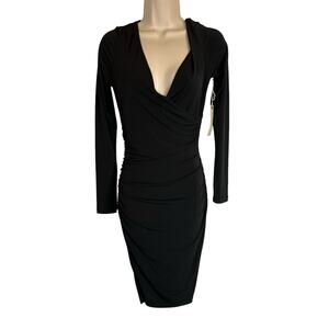 Graham & Spencer NWT Cocktail Dress Plunge  Bodycon bandage sexy S Small